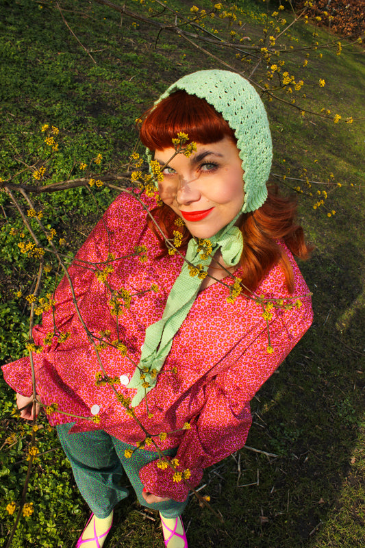 Holy Moly Shirt - Tiny Flower Field Pink