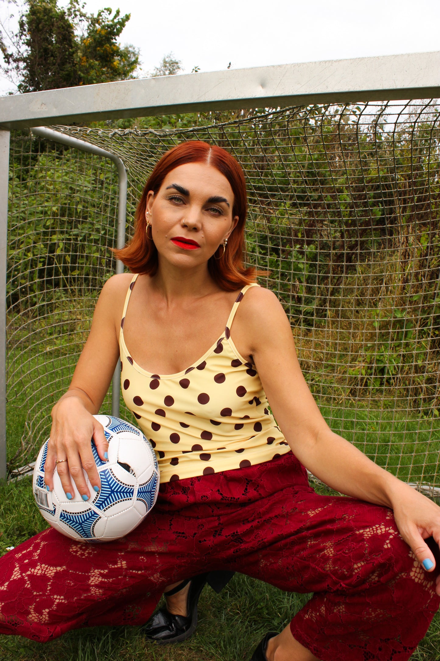 Balula Singlet - Butter Dots READY TO SHIP