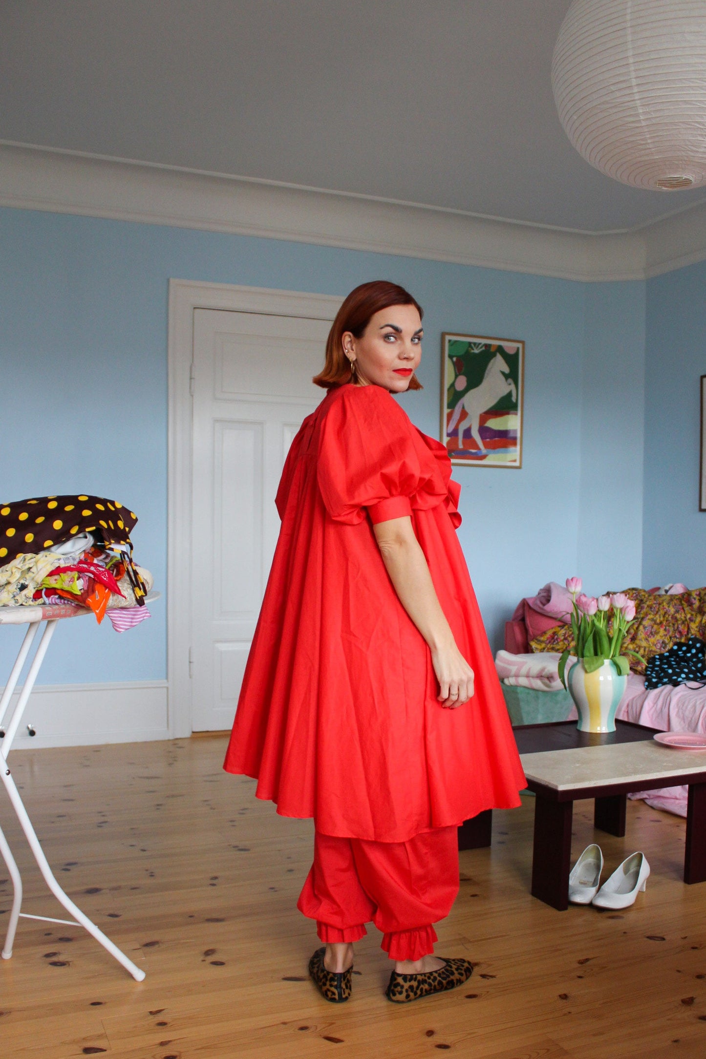 A Rose is A Rose Dress - Poppy Red