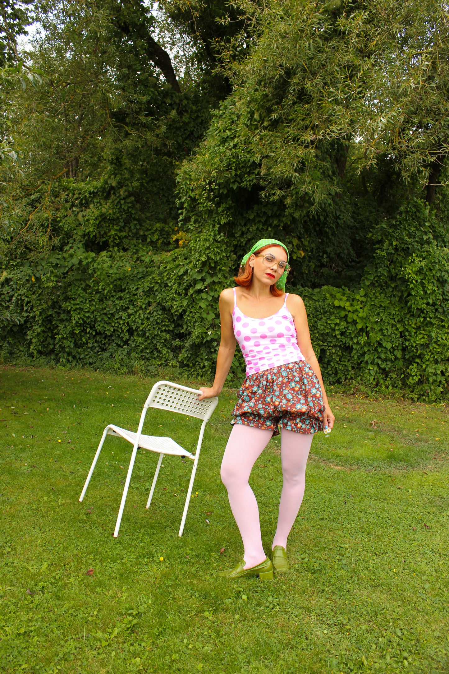Balula Singlet - Pink Dottie READY TO SHIP