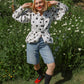 Whipped Cream Cake Jacket - Polka Noir