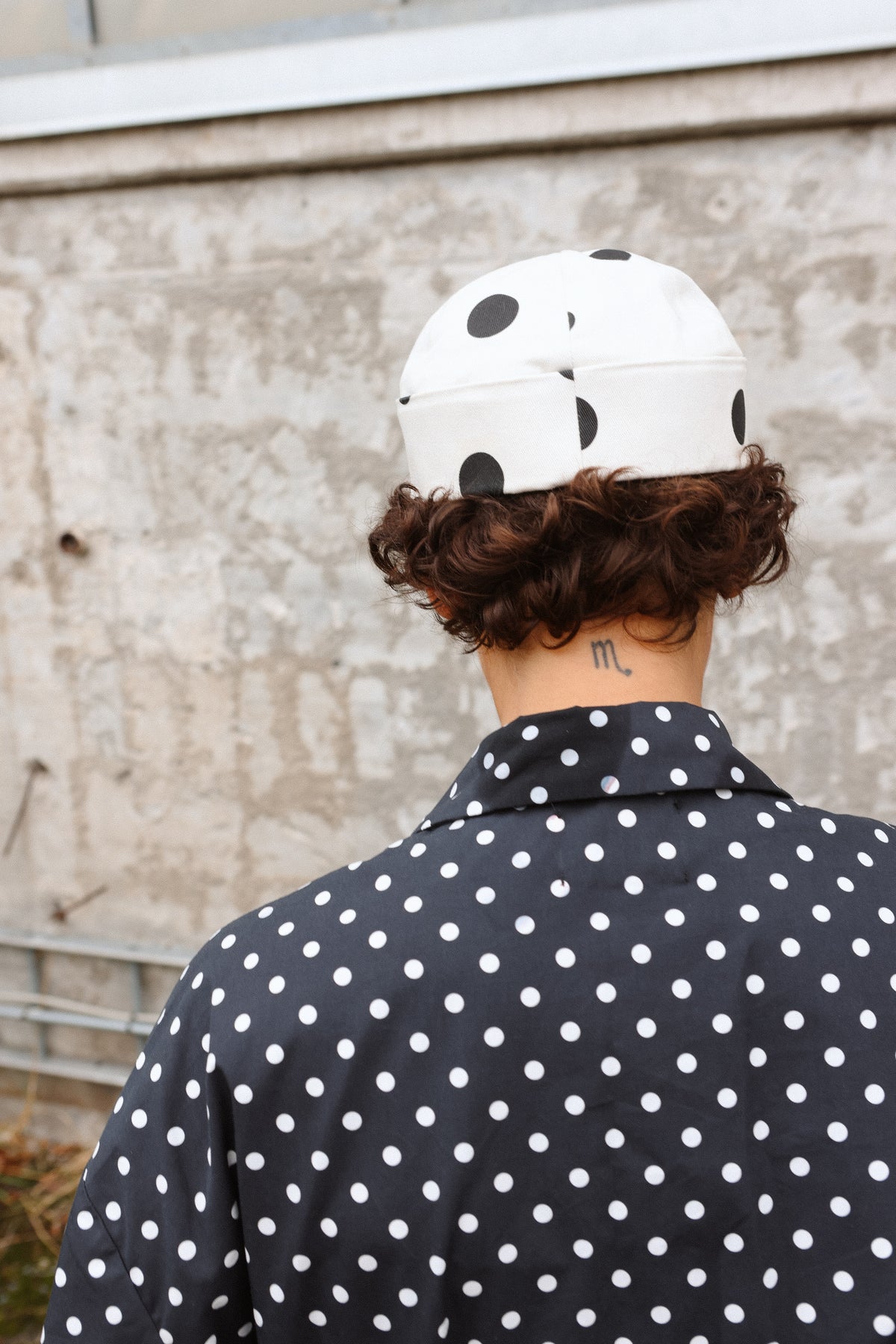 The Odd Hat - Polka Noir