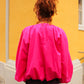 Babette Balloon Blouse - Glossy Pink