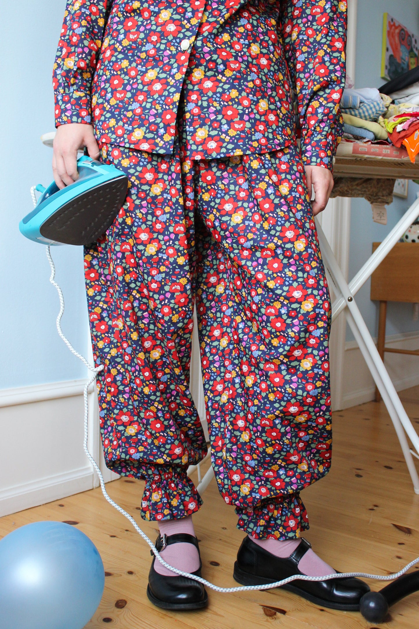 Nancy Mamelukes - Midnight Blue Flowers