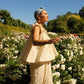 Water Lily Ruffle Top - Vanilla Cream