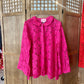 Prysselius Lace Shirt - Hot Pink M/L
