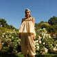 Water Lily Ruffle Top - Vanilla Cream