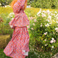 Bubble Top long sleeves - Pink Meadow
