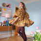 Francey Mini Dress - Groovy Moon Garden
