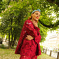 Prysselius Lace Shirt - Butterfly Burgundy