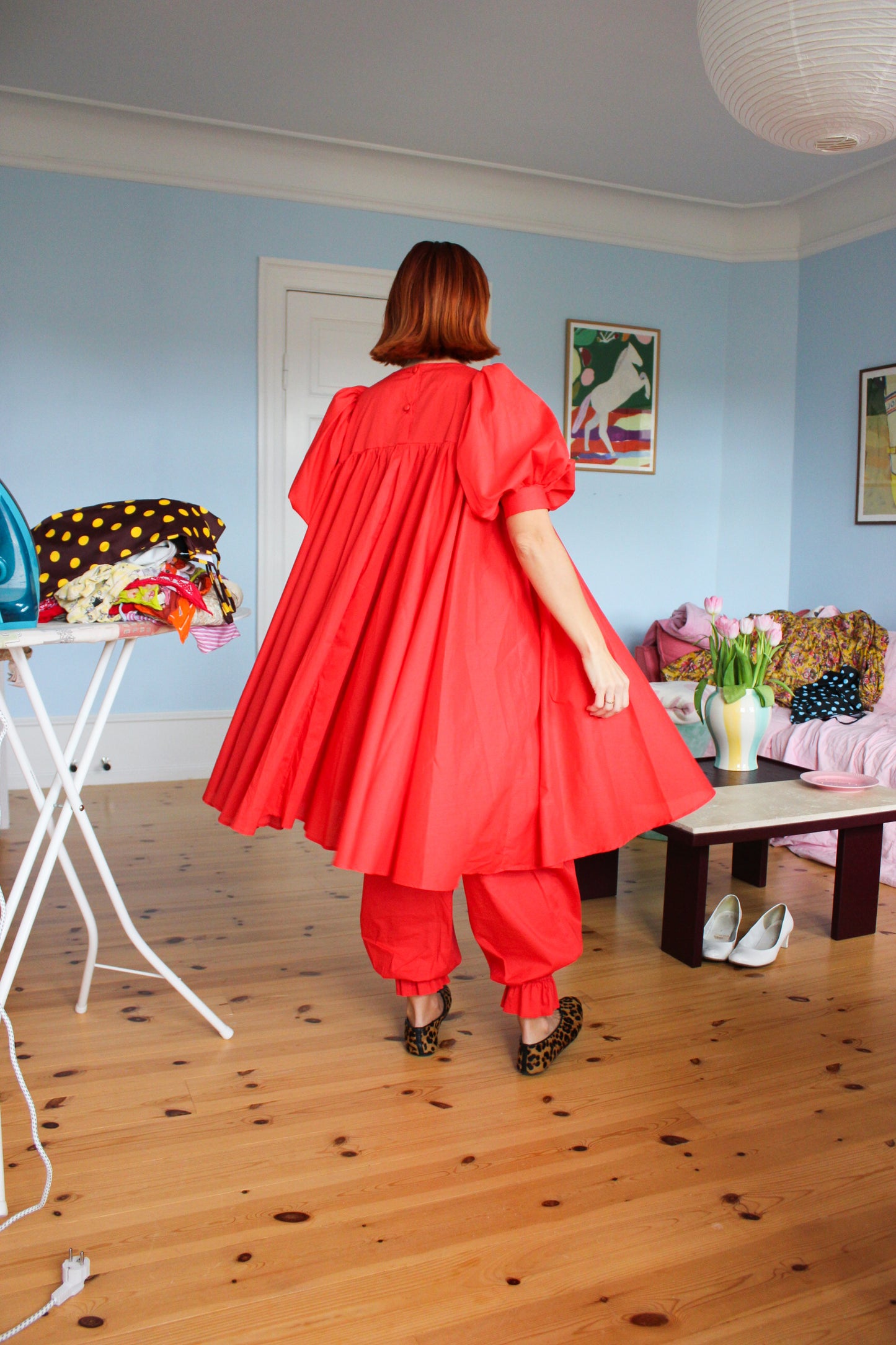 A Rose is A Rose Dress - Poppy Red