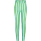 Tight Ass Leggins - Fresh Apple Stripes