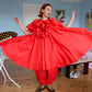 A Rose is A Rose Dress - Poppy Red