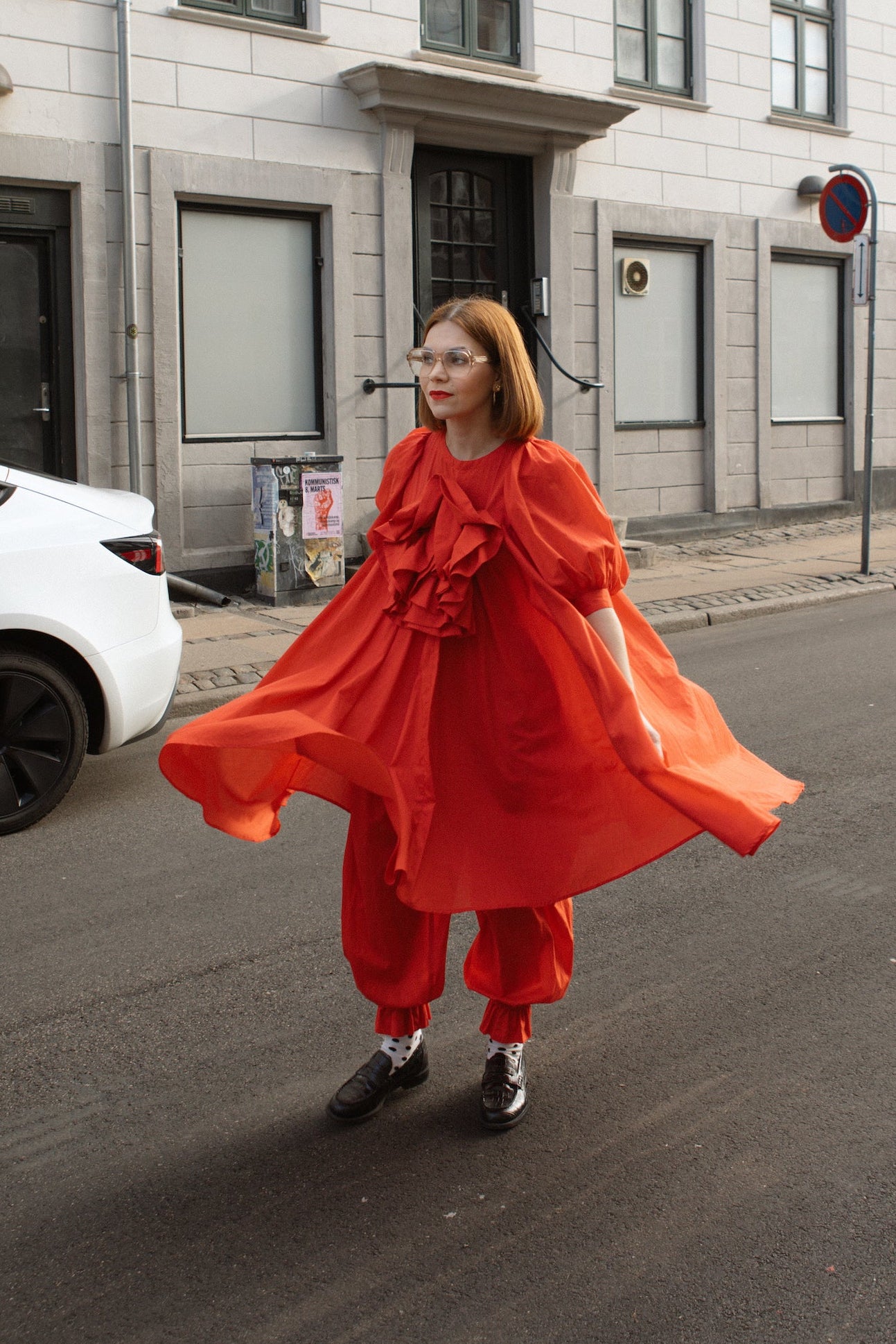 A Rose is A Rose Dress - Poppy Red
