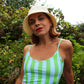 Balula Singlet - Fresh Apple Stripes READY-TO-SHIP