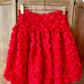 Cordelia Mini Ball Skirt sample - Rosie Red M