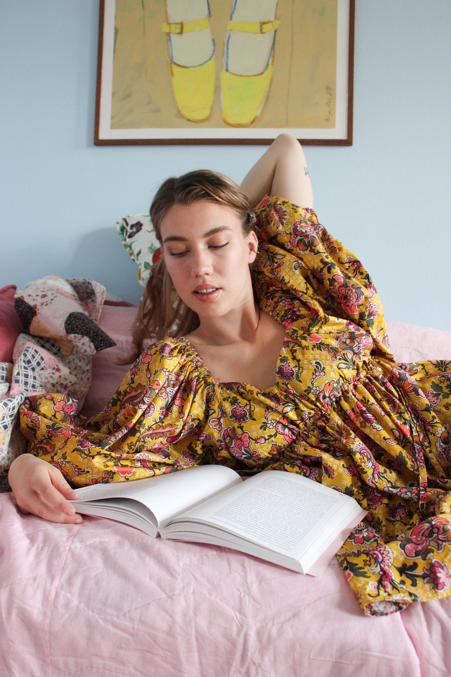 Francey Mini Dress - Groovy Moon Garden