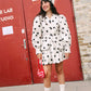 Whipped Cream Cake Jacket - Polka Noir