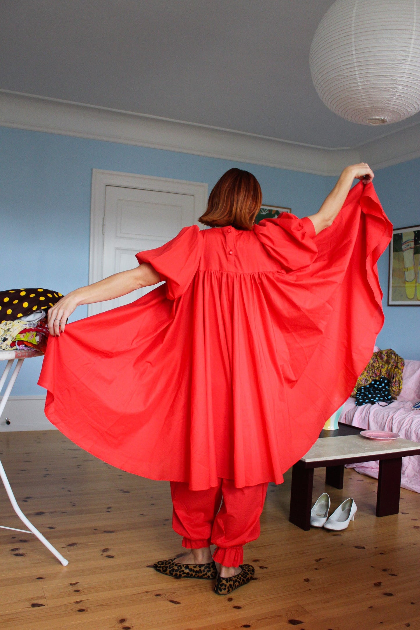 A Rose is A Rose Dress - Poppy Red