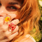 ODD LEMON x VIVIAN ALARCÓN Glass Ring - Burning Buttercup