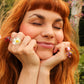 ODD LEMON x VIVIAN ALARCÓN Glass Ring - Minty Buttercup