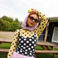 Balula Singlet - Black Dottie READY TO SHIP