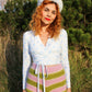 Hold Me Tight Wrap Top - Baby Blue Dottie