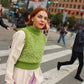 Ada Slipover Vest - Crochet Pattern (DK)