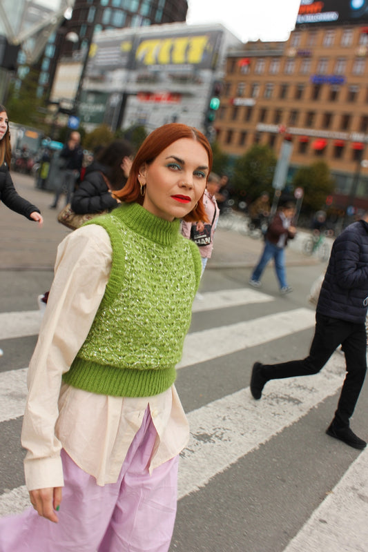 Ada Slipover Vest - Crochet Pattern (DK)