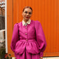 Whipped Cream Cake Jacket - Magenta Love Letter LAST CHANCE