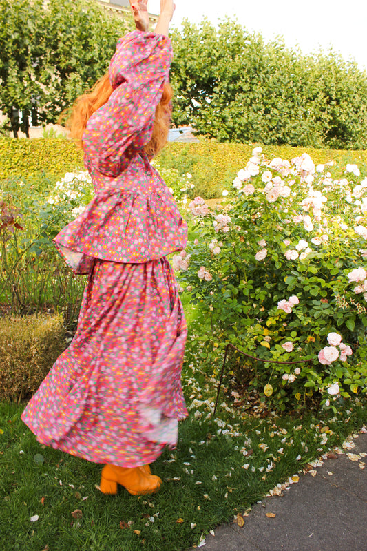 Flowy skirt - Pink Meadow
