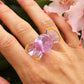 ODD LEMON x VIVIAN ALARCÓN Glass Ring- Delicate Lilac