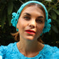 Dolores Bedazzled Flower Scarf - Crochet Pattern (DK)