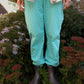 Gardenia Slumber Pants - Green and Blue Love Affair