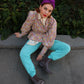 Gardenia Slumber Pants - Green and Blue Love Affair