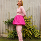 Almost a Prom Mini Dress - Hugging Pink & Magenta