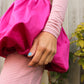 Almost a Prom Mini Dress - Hugging Pink & Magenta