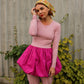 Almost a Prom Mini Dress - Hugging Pink & Magenta