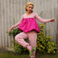 Gardenia Slumber Pants - Hugging Pink