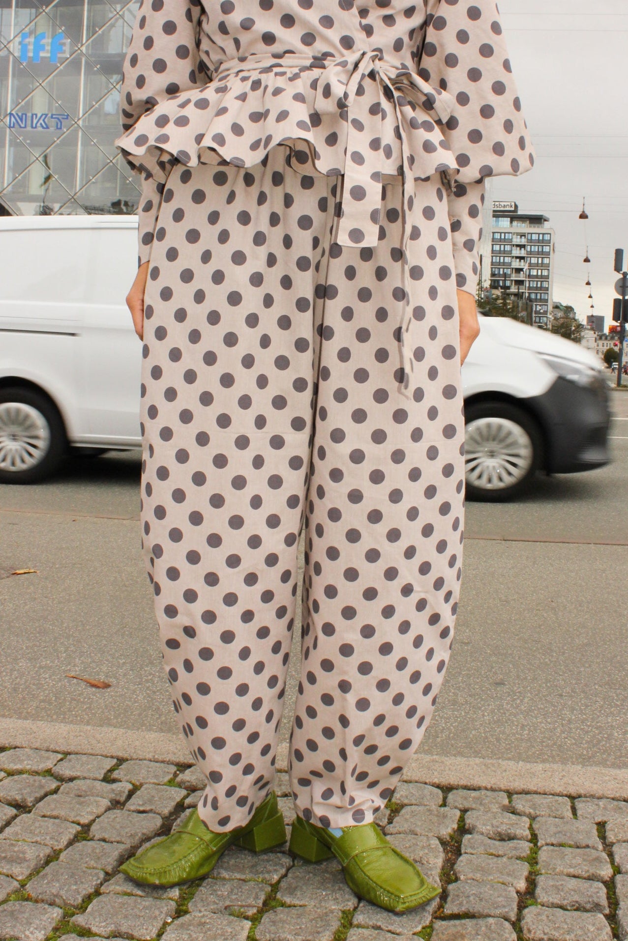 Boom Balloon Pants - Dusty Dots