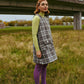 Mod Mini A Dress - Grey Checks