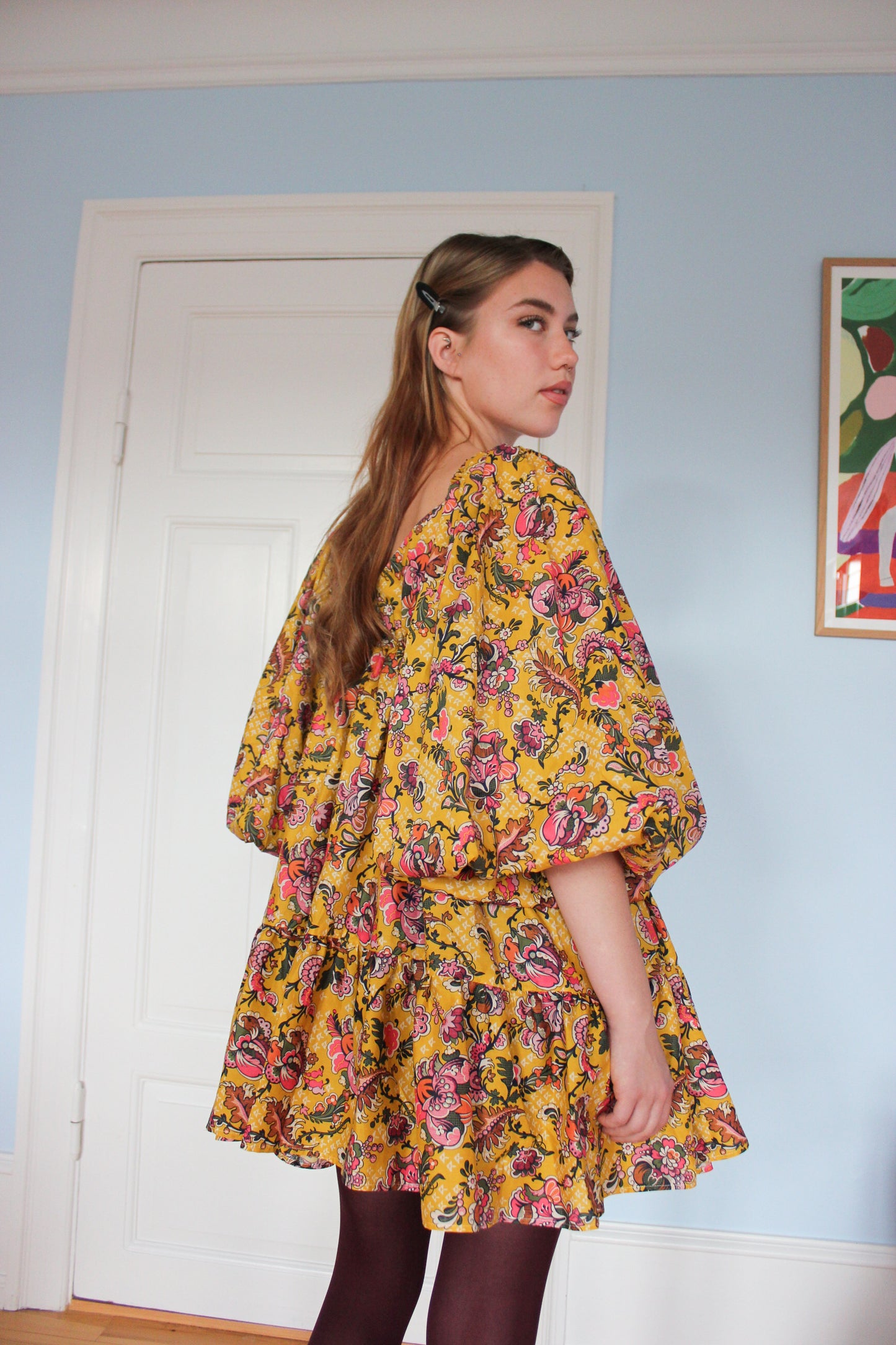 Francey Mini Dress - Groovy Moon Garden