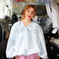 Babette Blouse - Stripy Licorice