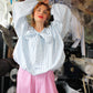 Babette Blouse - Stripy Licorice