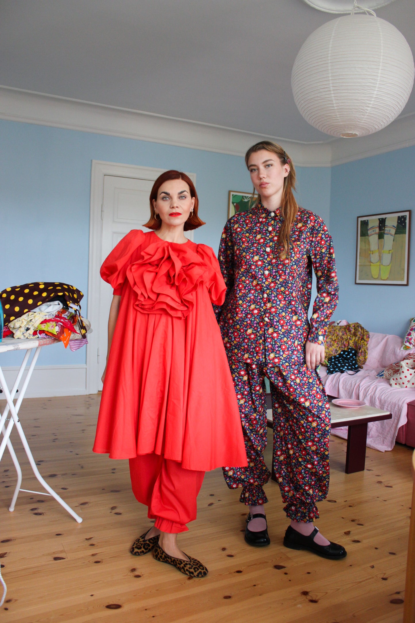 Tone of Eternity Shirt - Midnight Blue Flowers