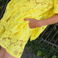 Viktualia Lace Shorts - Screaming Yellow
