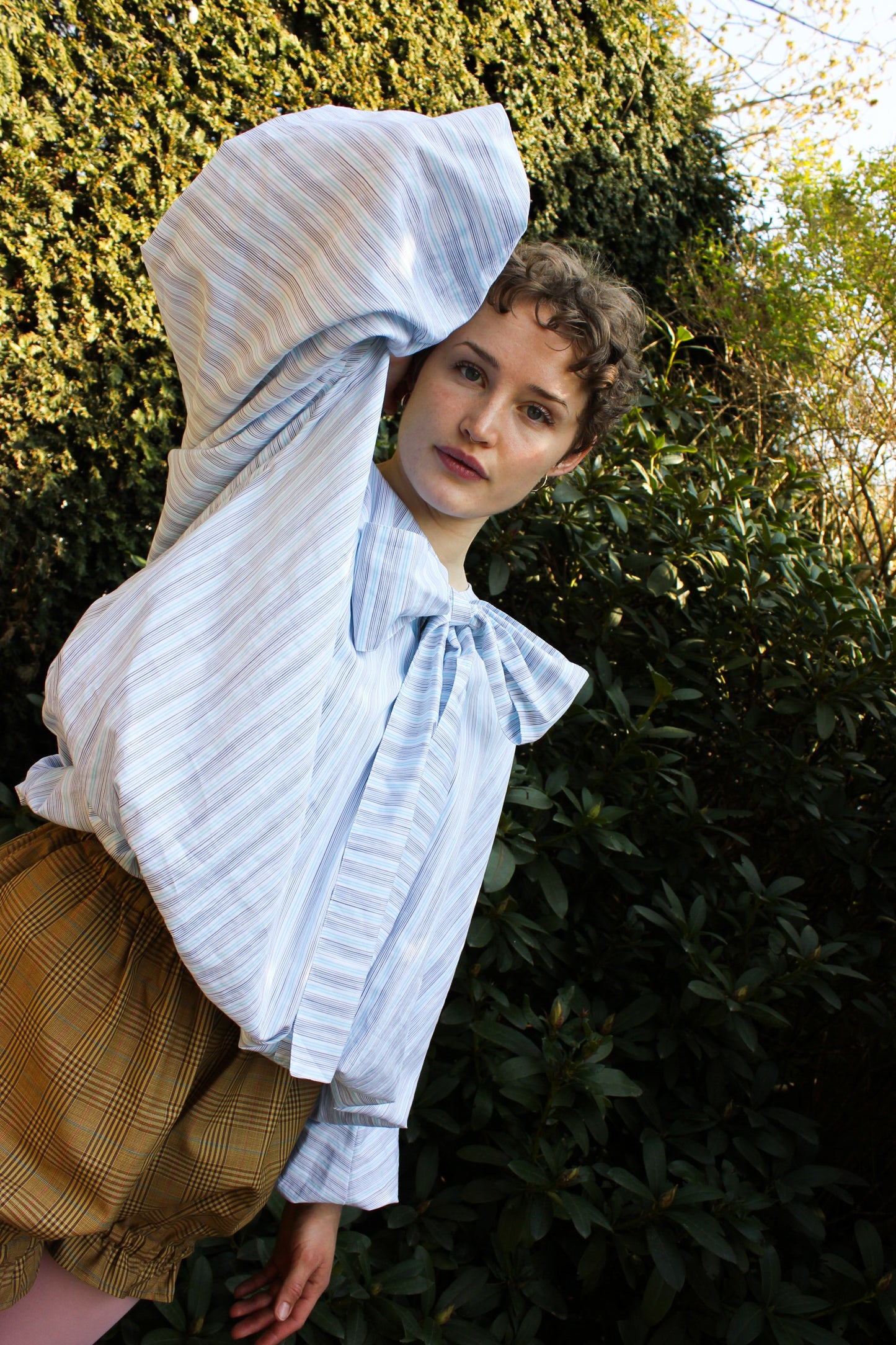 Babette Blouse - Stripy Licorice