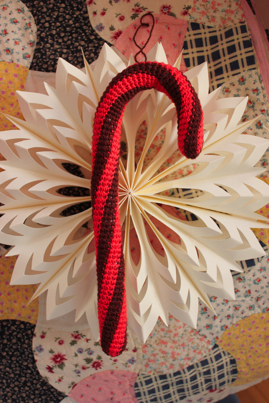XL Candy Cane - Crochet Pattern (DK)