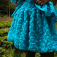 Cordelia Mini Ball Skirt - Rosie Blue