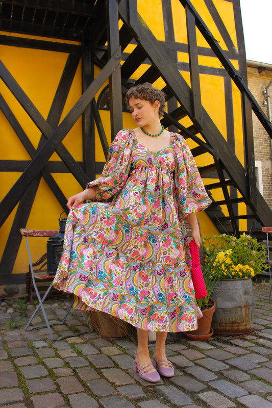 Francey Flare Dress size M/L - Botanical Orangery